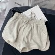 Femmes Mode Été Dames Taille Élastique Shorts Gris