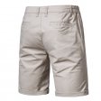 Pantalones cortos sólidos de algodón Pantalones cortos elásticos casuales de alta calidad para hombres