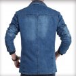 Chaqueta de mezclilla para hombre Ropa de abrigo de traje vintage de algodón de moda para hombre