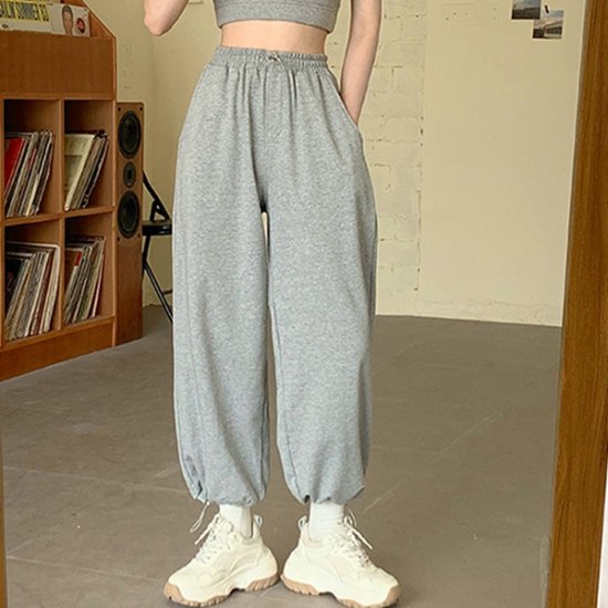 Woman Loose Sweatpants Joggers High Waist Comfort Pants