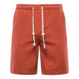 Pantalones cortos de lino de algodón Pantalones cortos de playa sueltos y transpirables - Rojo