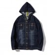 New Denim Men Hooded Sportswear Outdoors Casual Fashion Vestes