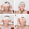 1 Pcs Animal Coral Fleece Spa Headband Makeup Headband