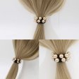 1 pieza de perlas de imitación accesorios para el cabello banda para el cabello - negro